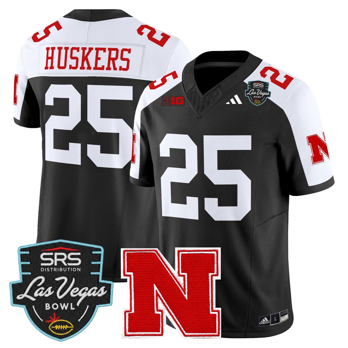 Black Alternate - #25 Huskers