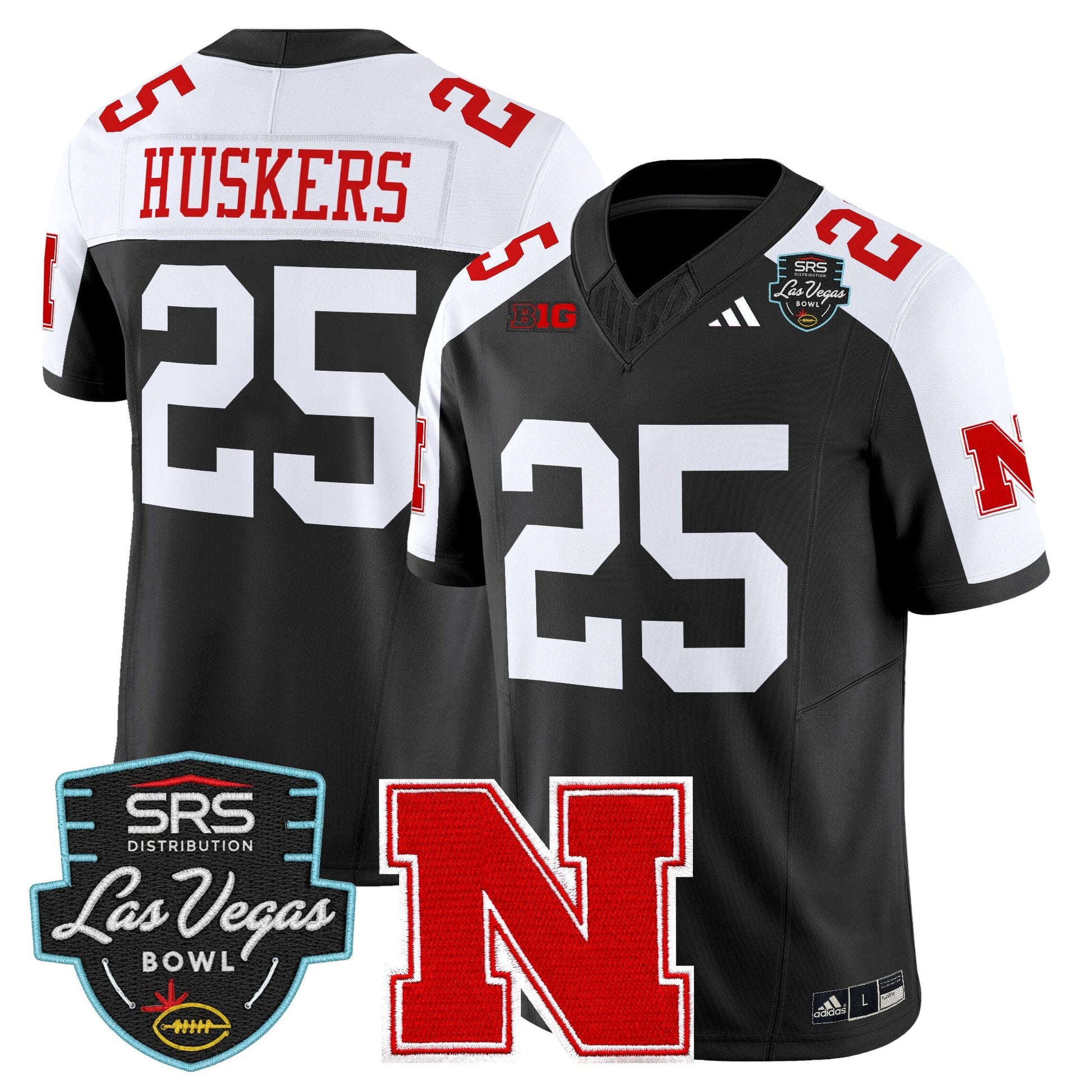 Black Alternate - #25 Huskers