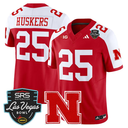 Scarlet Alternate - #25 Huskers