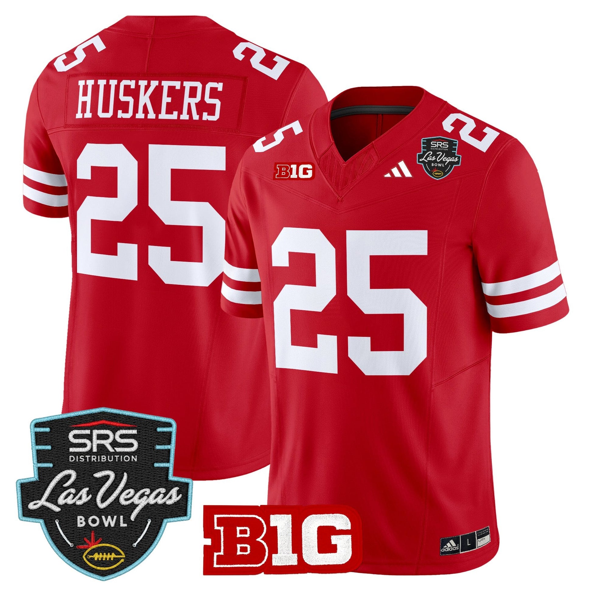 Scarlet - #25 Huskers