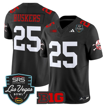 Black - #25 Huskers