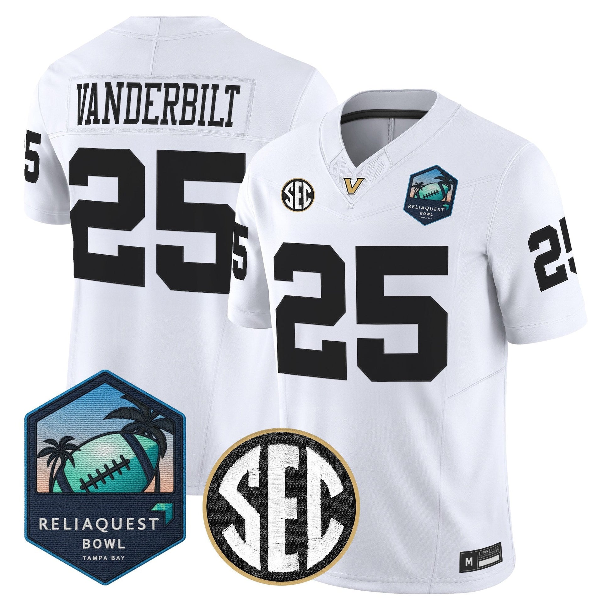 White - #25 Vanderbilt