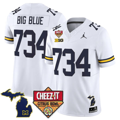 White - Big Blue 734