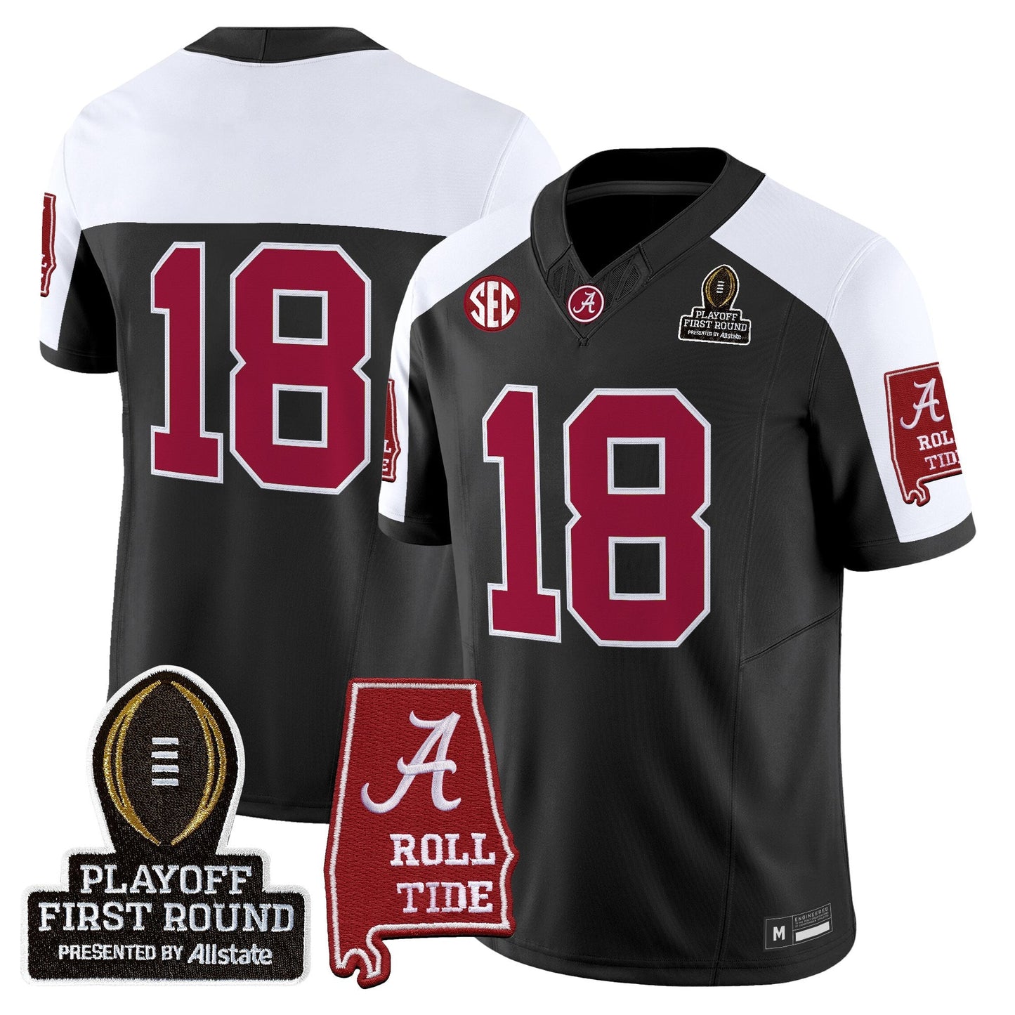 Black Alternate - #18 Crimson