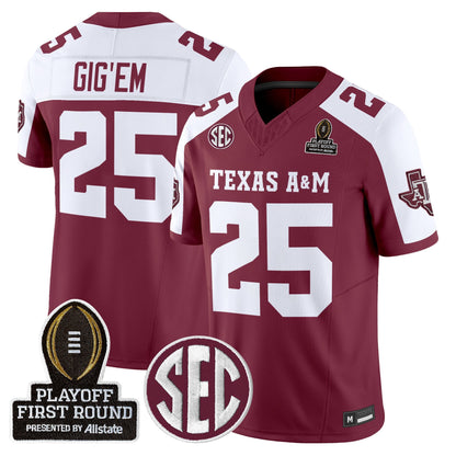 Maroon Alternate - #25 Gig'Em