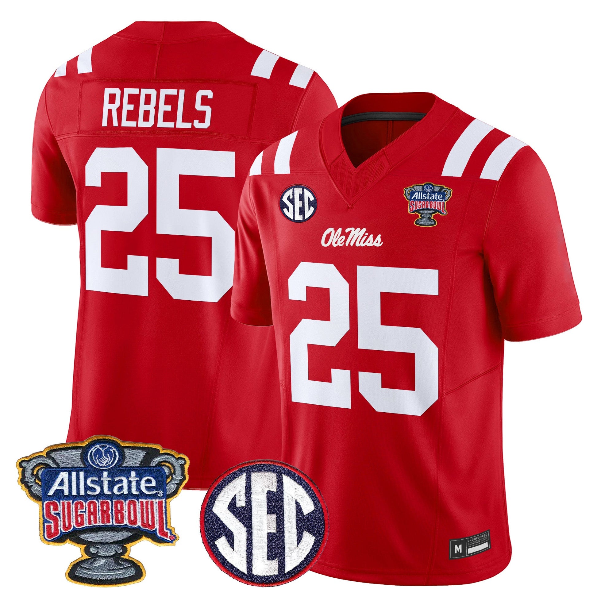 Red - #25 Rebels