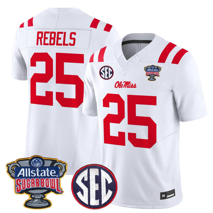 White - #25 Rebels
