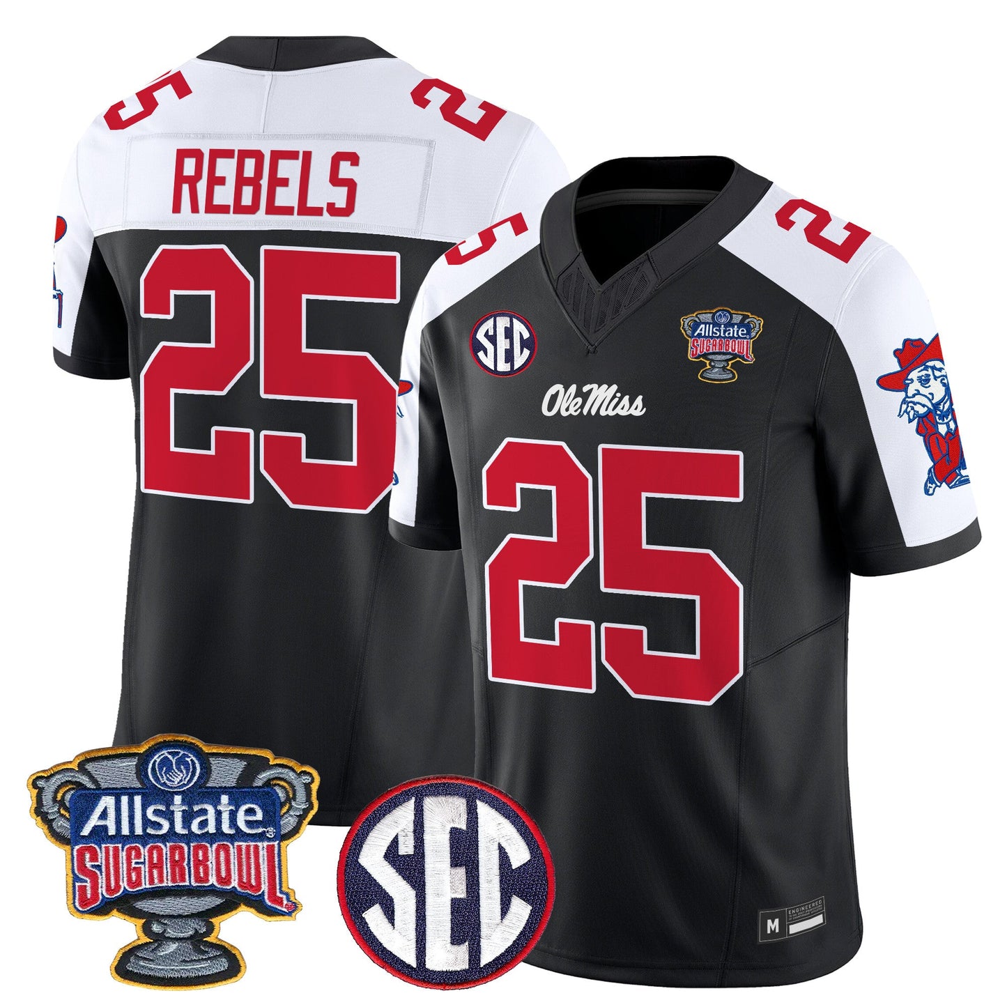 Black Alternate - #25 Rebels