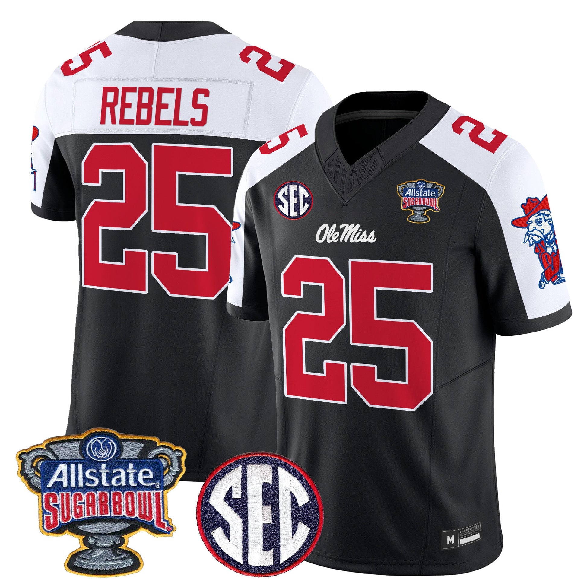 Black Alternate - #25 Rebels