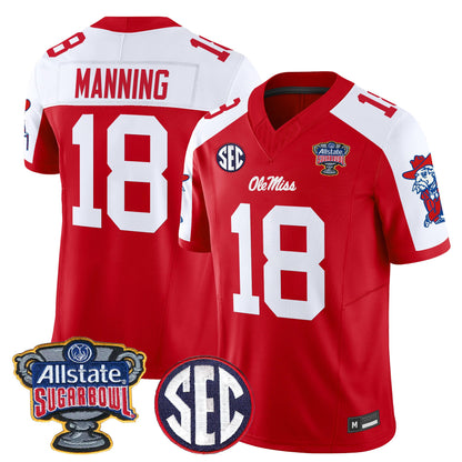 Red Alternate - Archie Manning