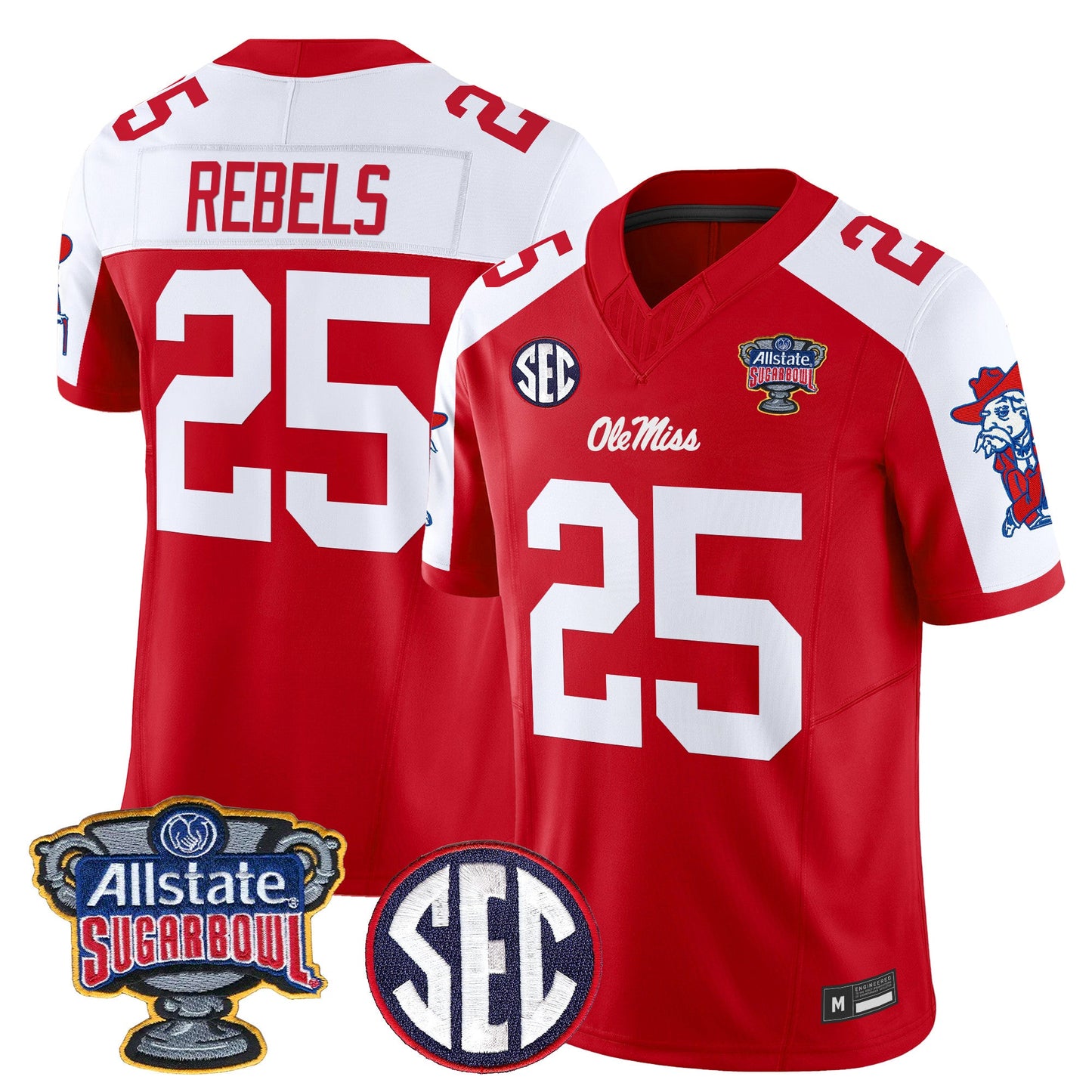 Red Alternate - #25 Rebels