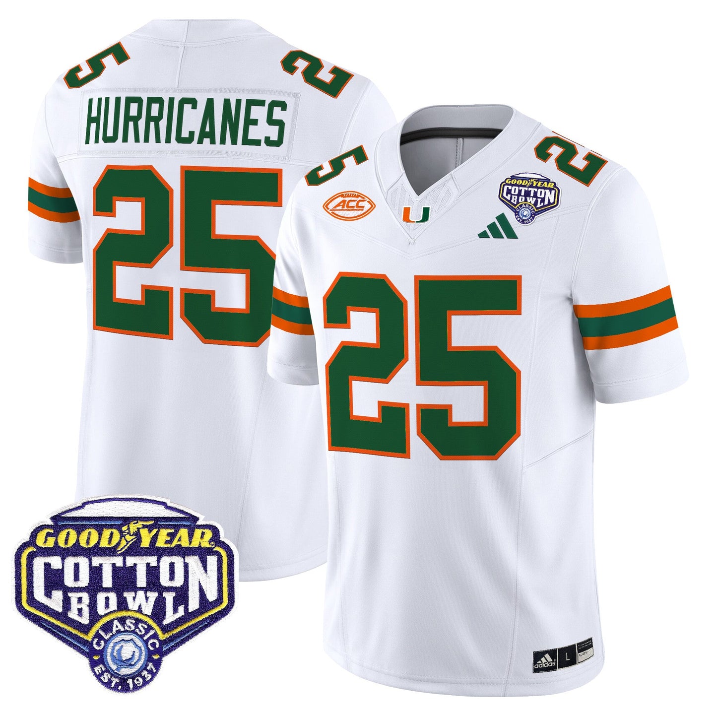 White - #25 Hurricanes