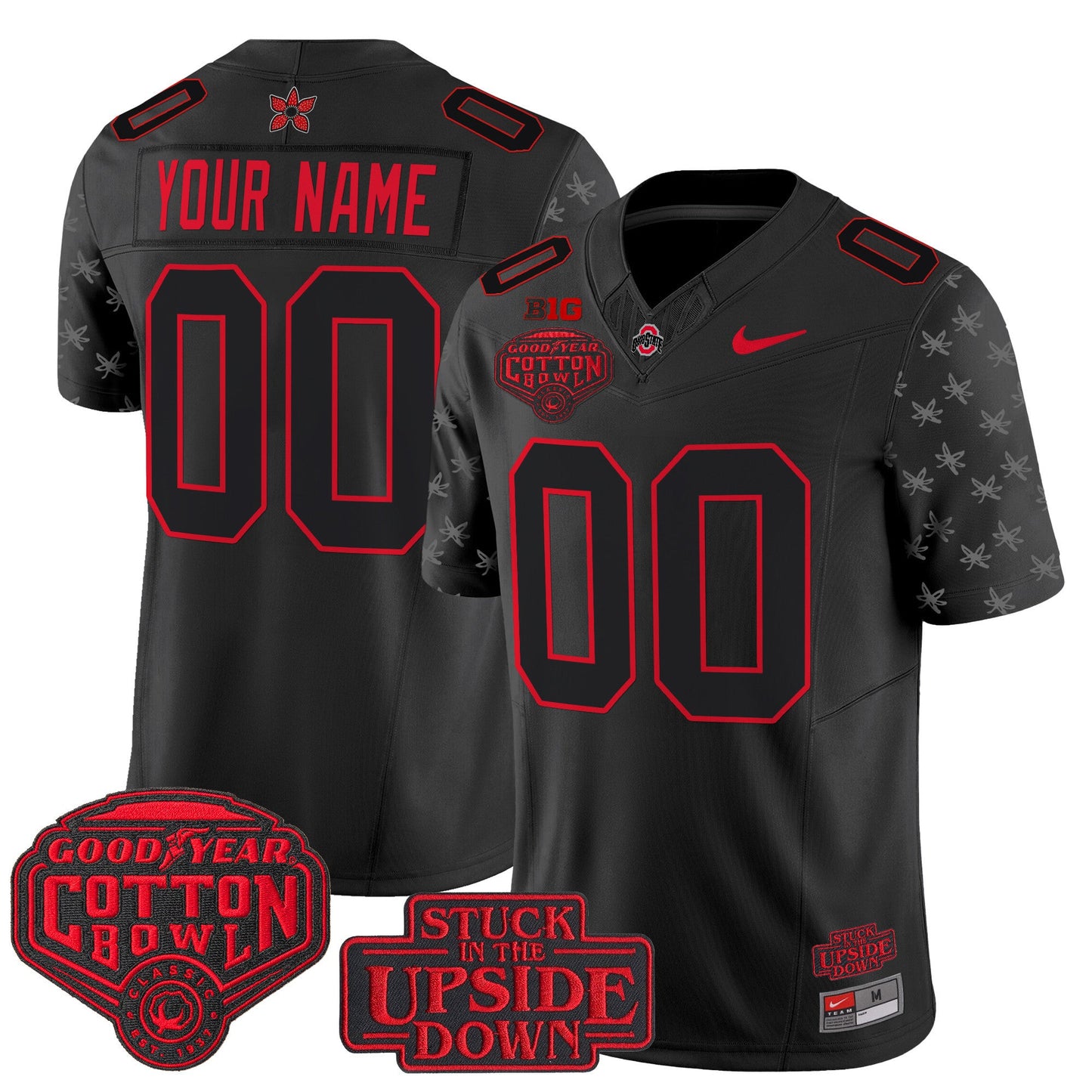 'Stranger Things Edition' Vapor Limited Custom Jersey - 2025 Cotton Bowl Patch