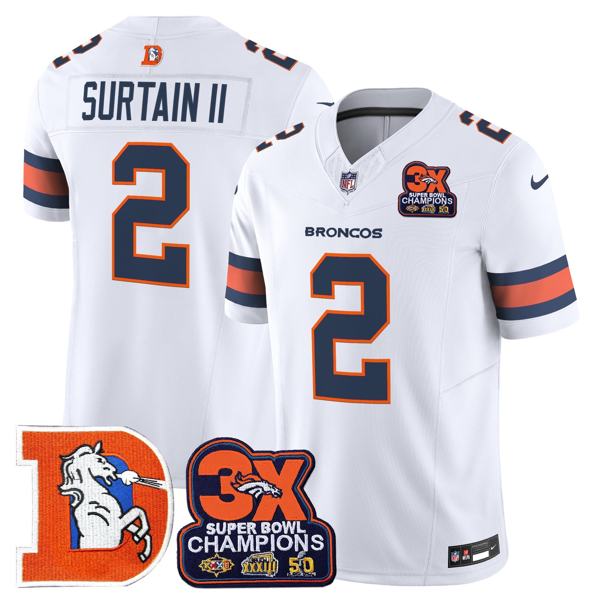 White - Patrick Surtain II