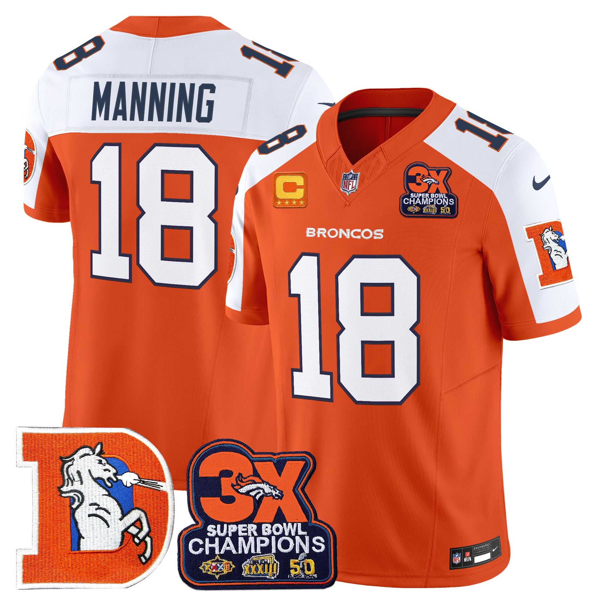 Orange Alternate - Peyton Manning