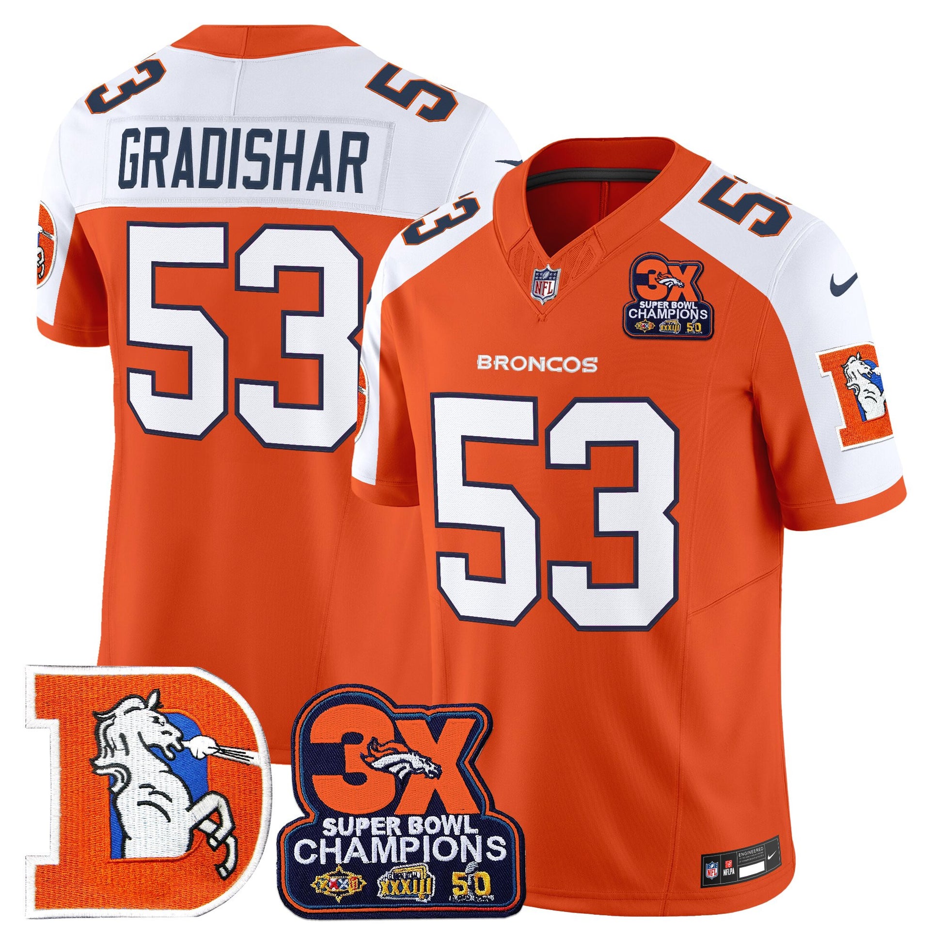 Orange Alternate - Randy Gradishar