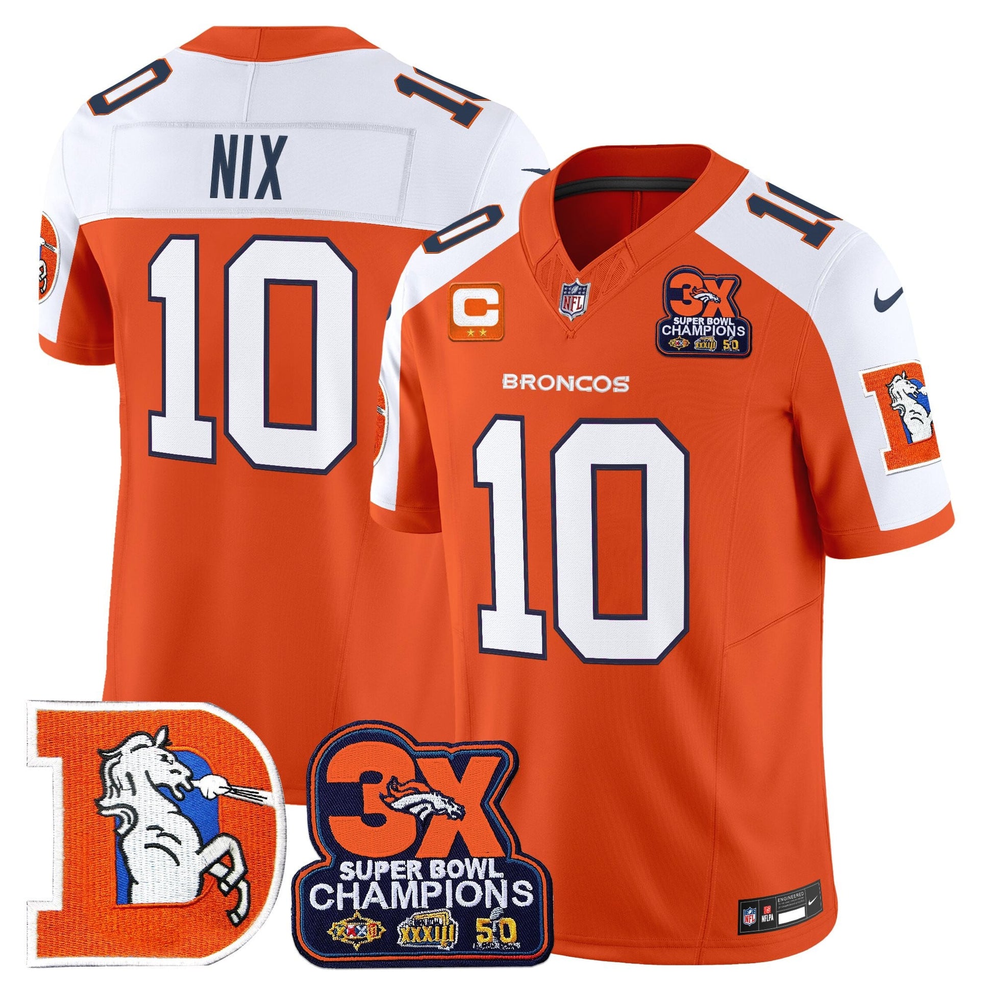 Orange Alternate - Bo Nix