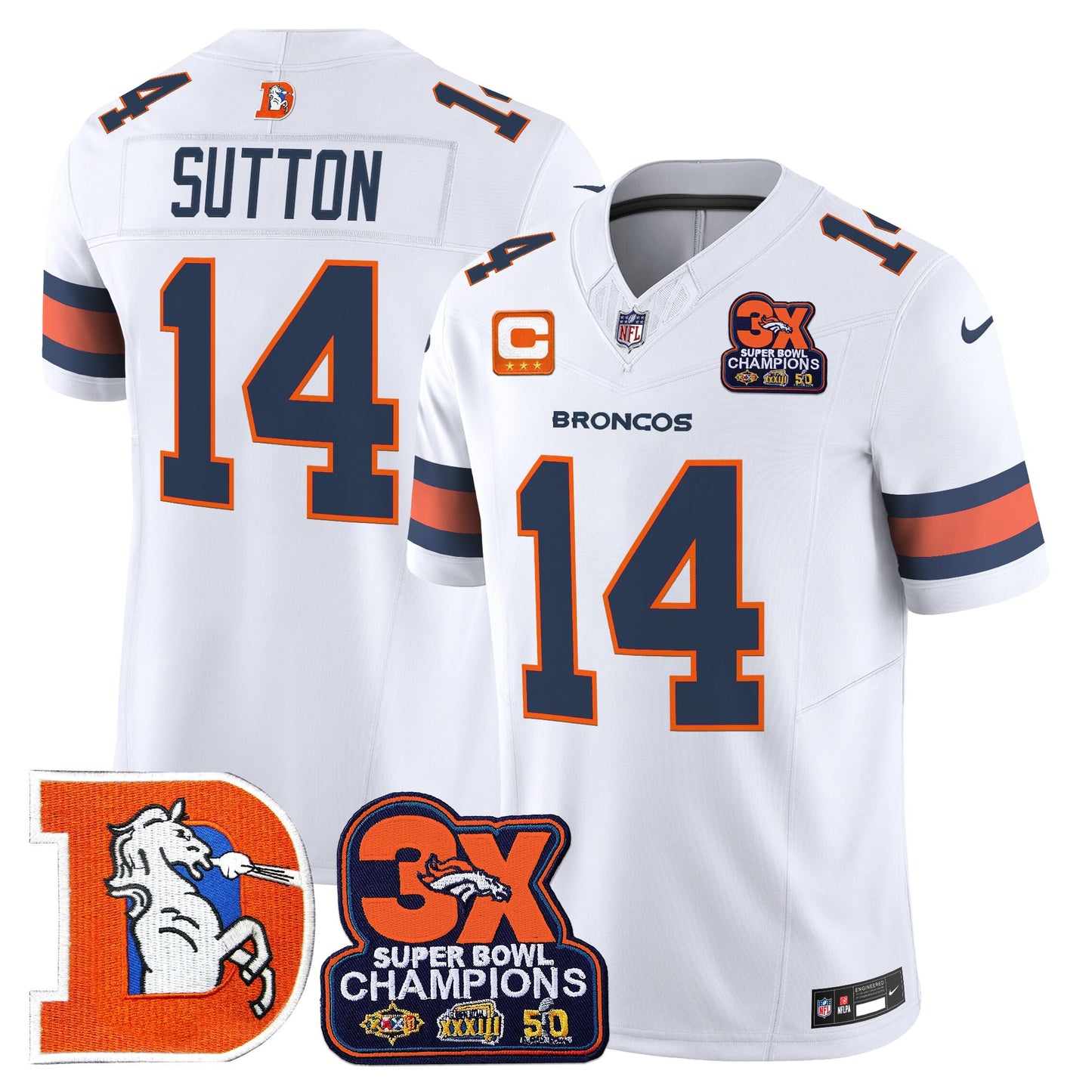 White - Courtland Sutton