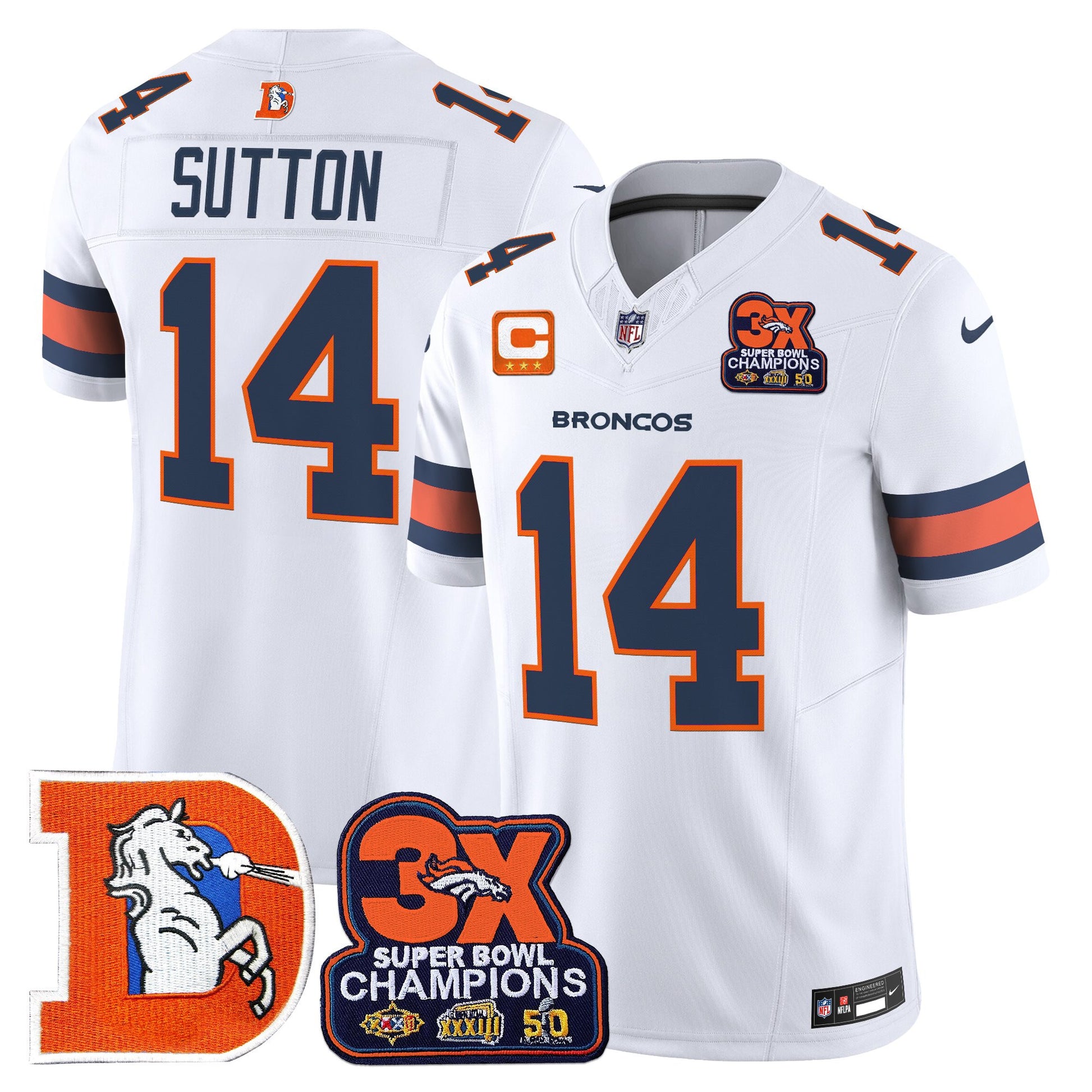 White - Courtland Sutton