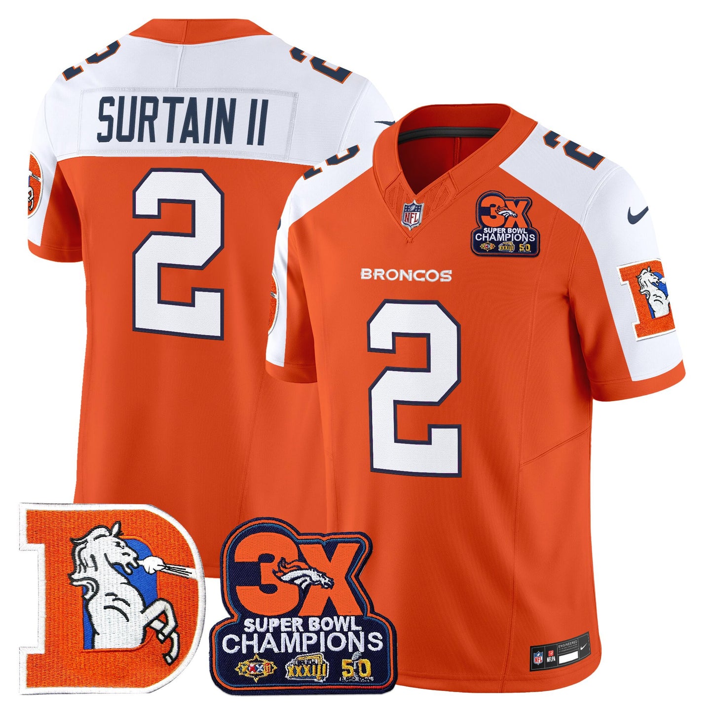 Orange Alternate - Patrick Surtain II