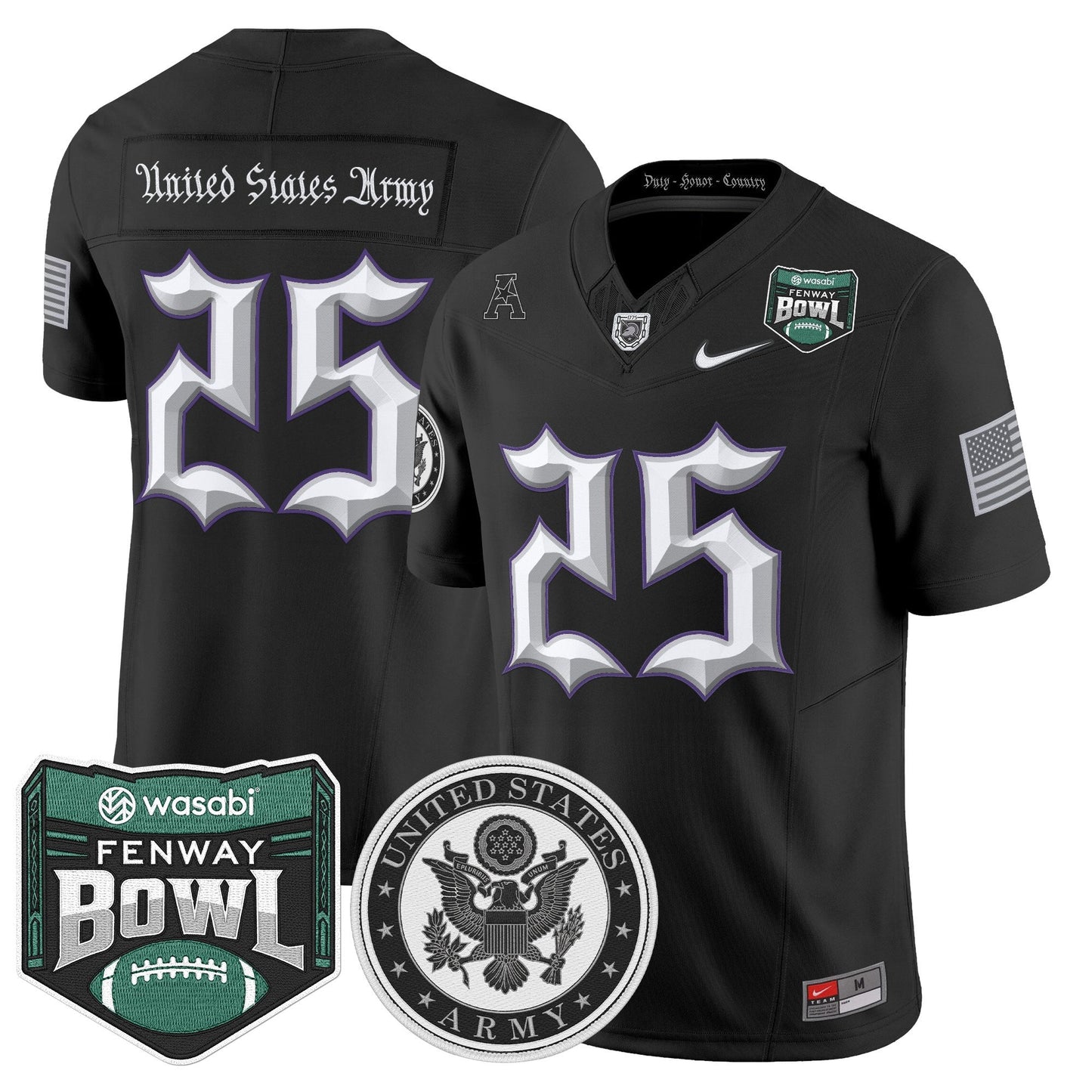 Black - #25 United States Army