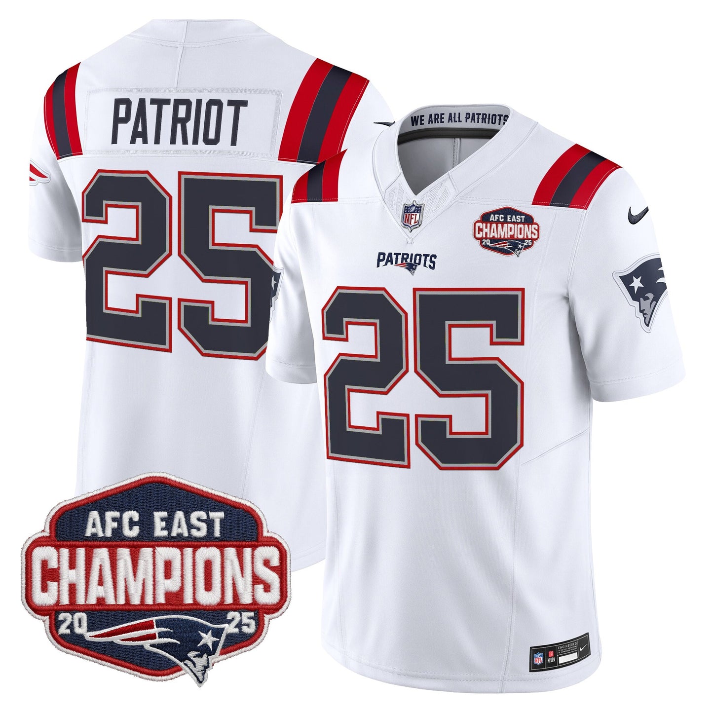 White - #25 Patriot