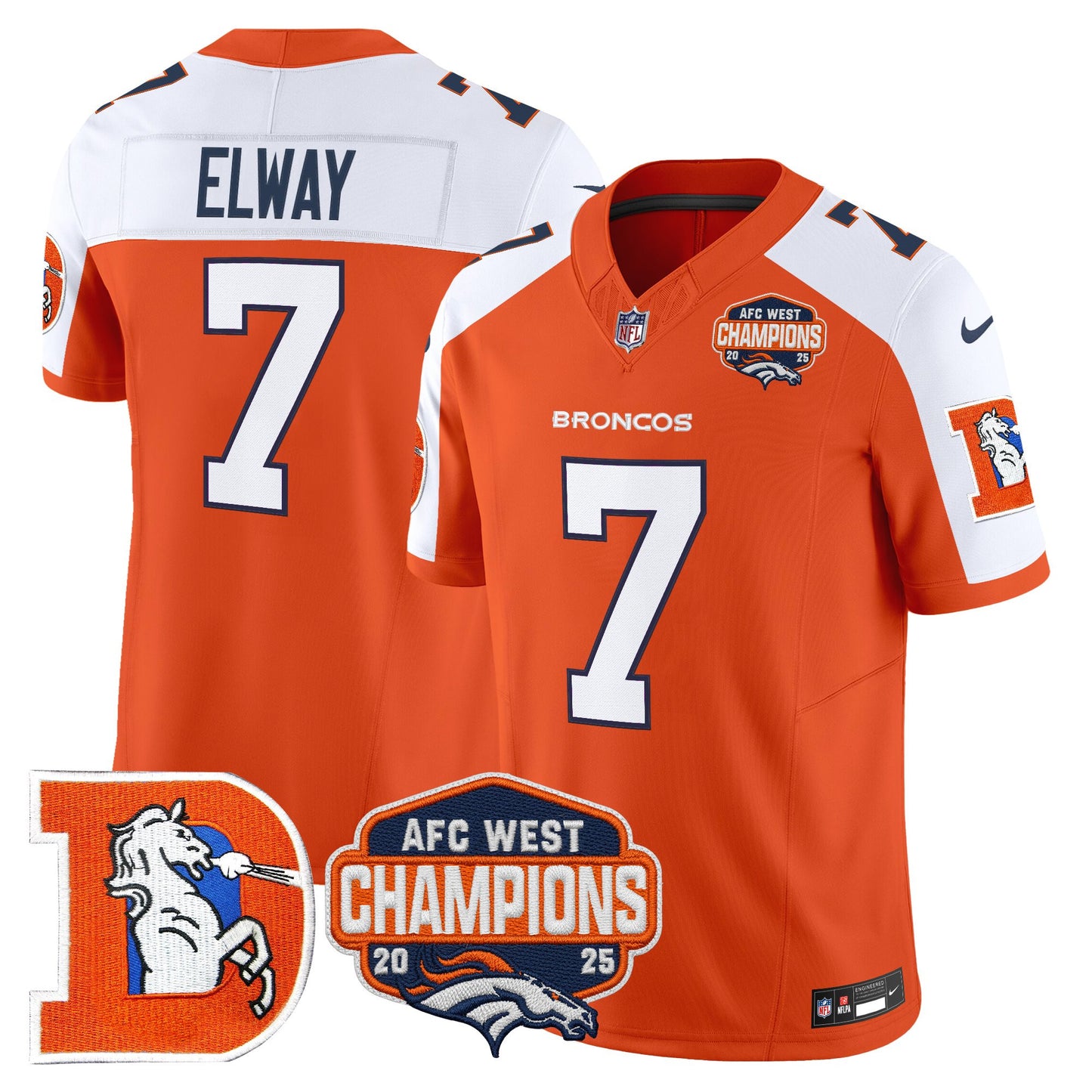 Orange Alternate - John Elway