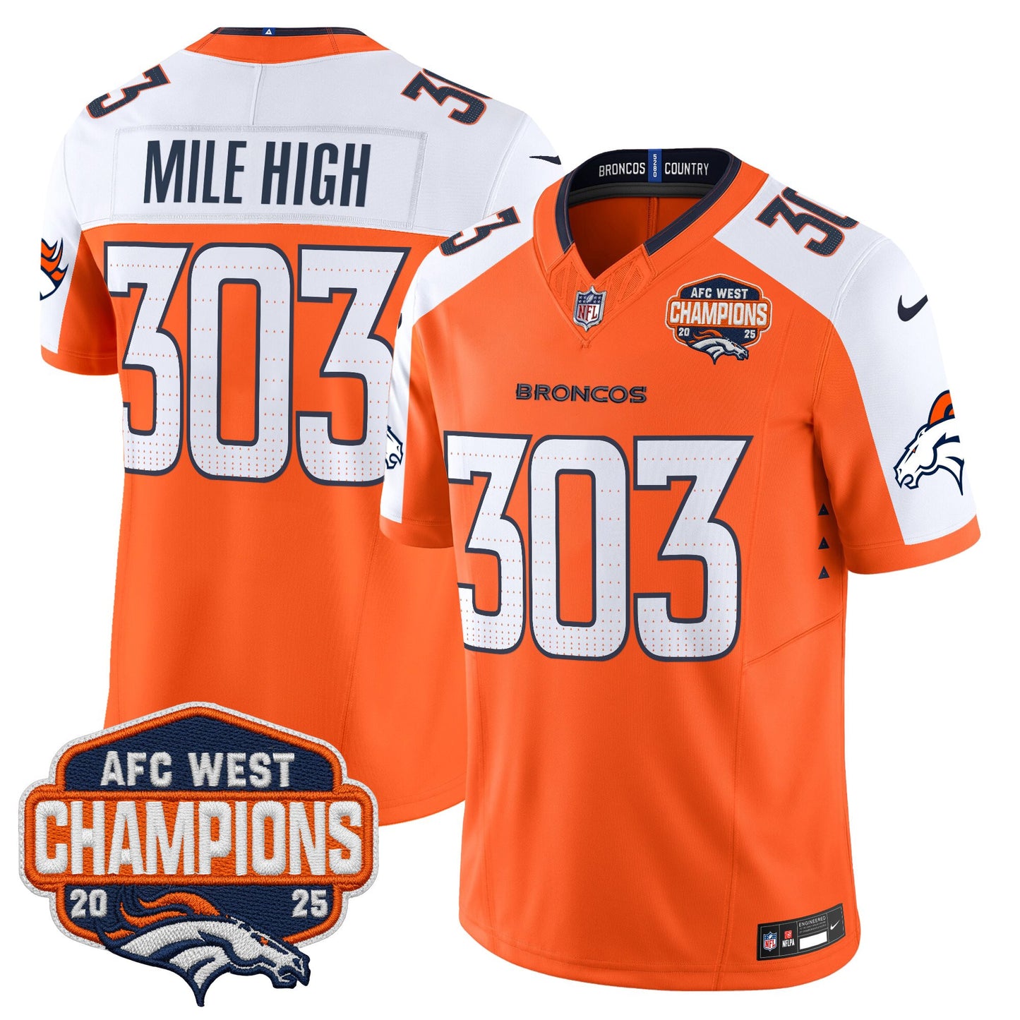 Orange Alternate - Mile High 303