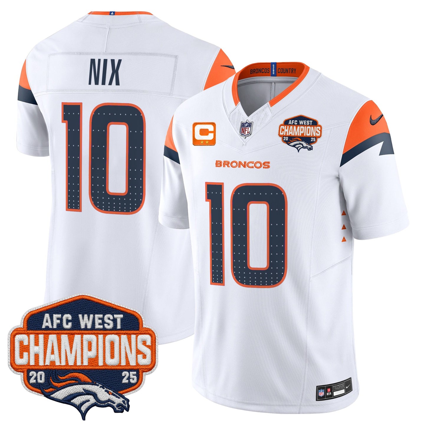 White - Bo Nix