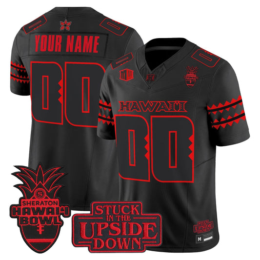 Warriors 'Stranger Things Edition' Vapor Limited Custom Jersey - 2025 Hawai'i Bowl Patch