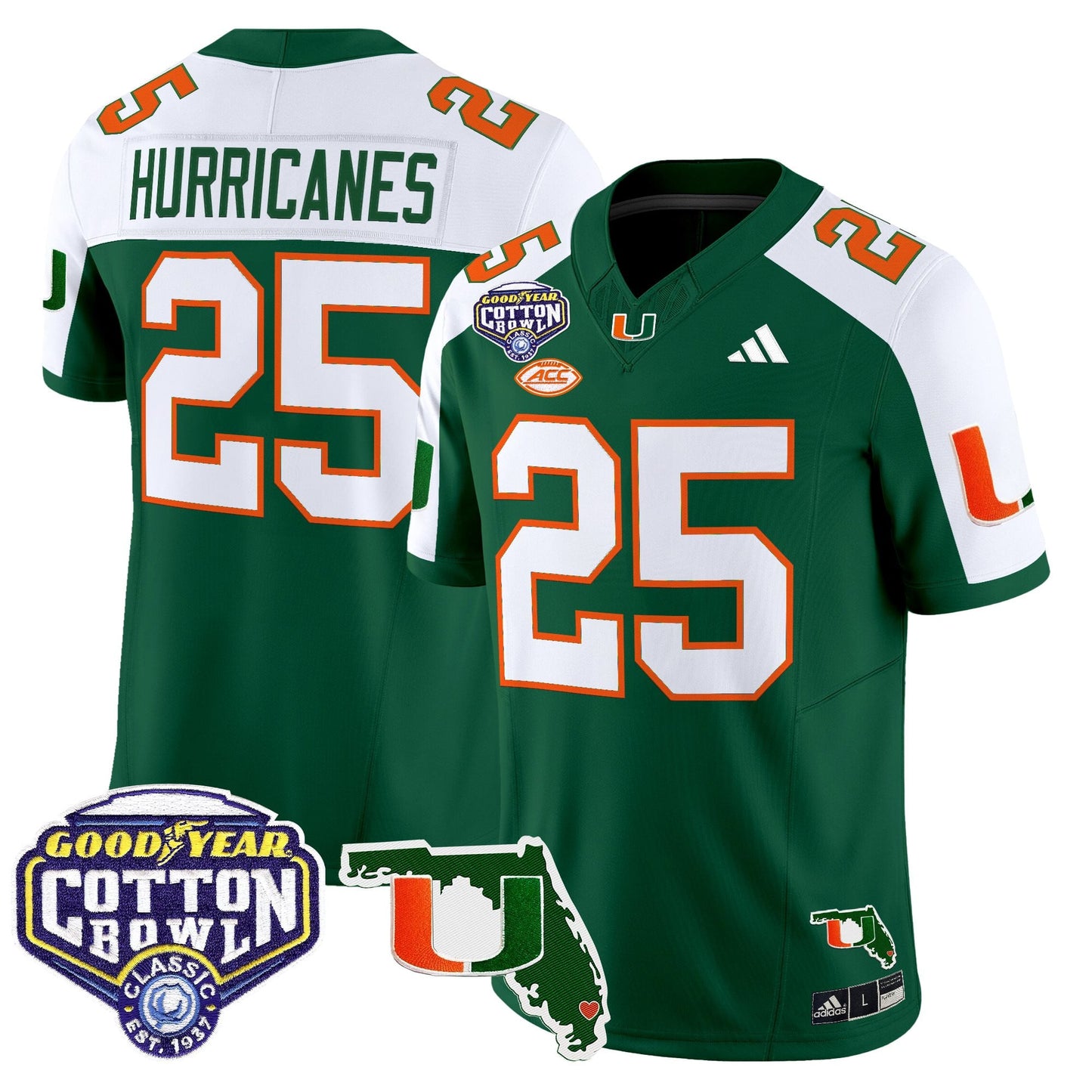 Green Alternate - #25 Hurricanes