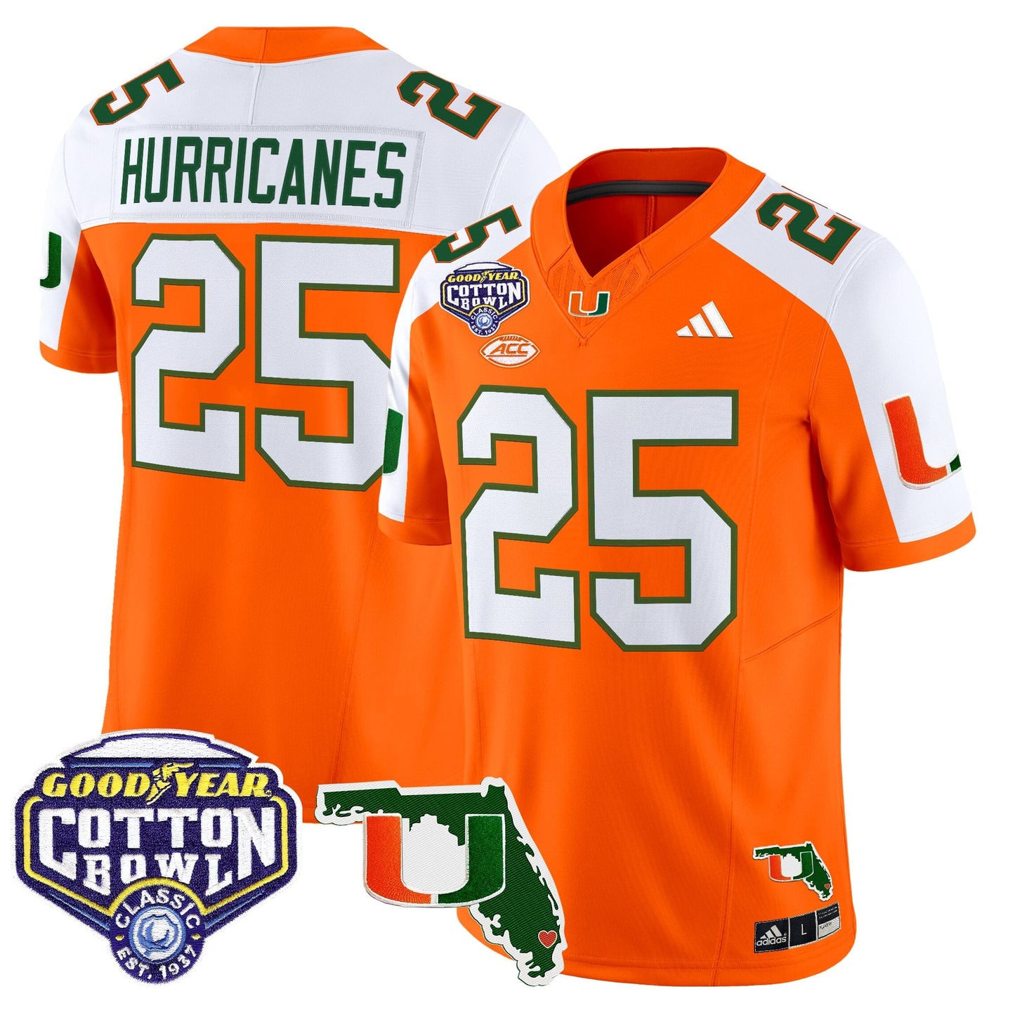 Orange Alternate - #25 Hurricanes