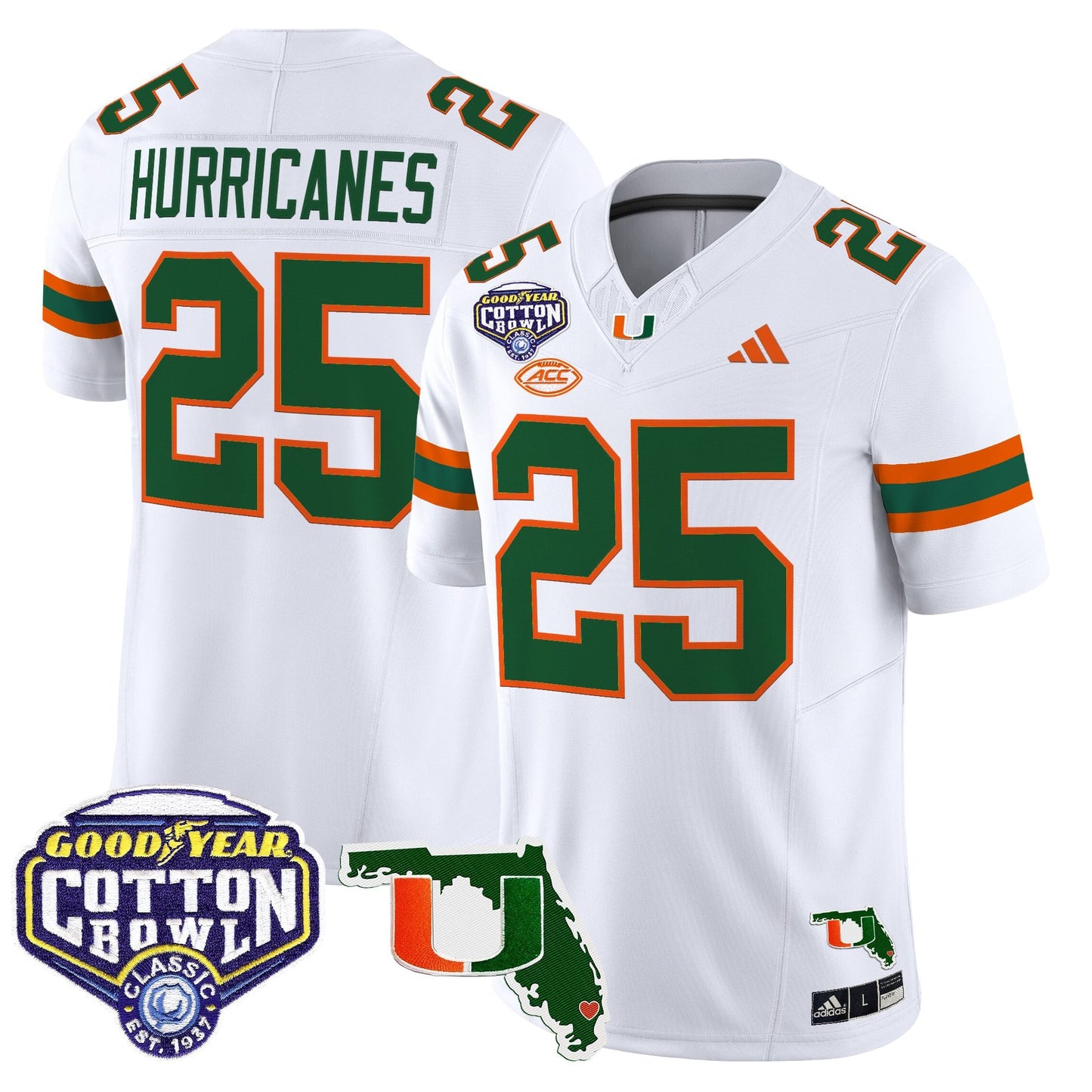 White - #25 Hurricanes