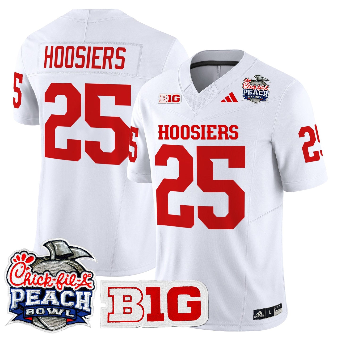 White - #25 Hoosiers