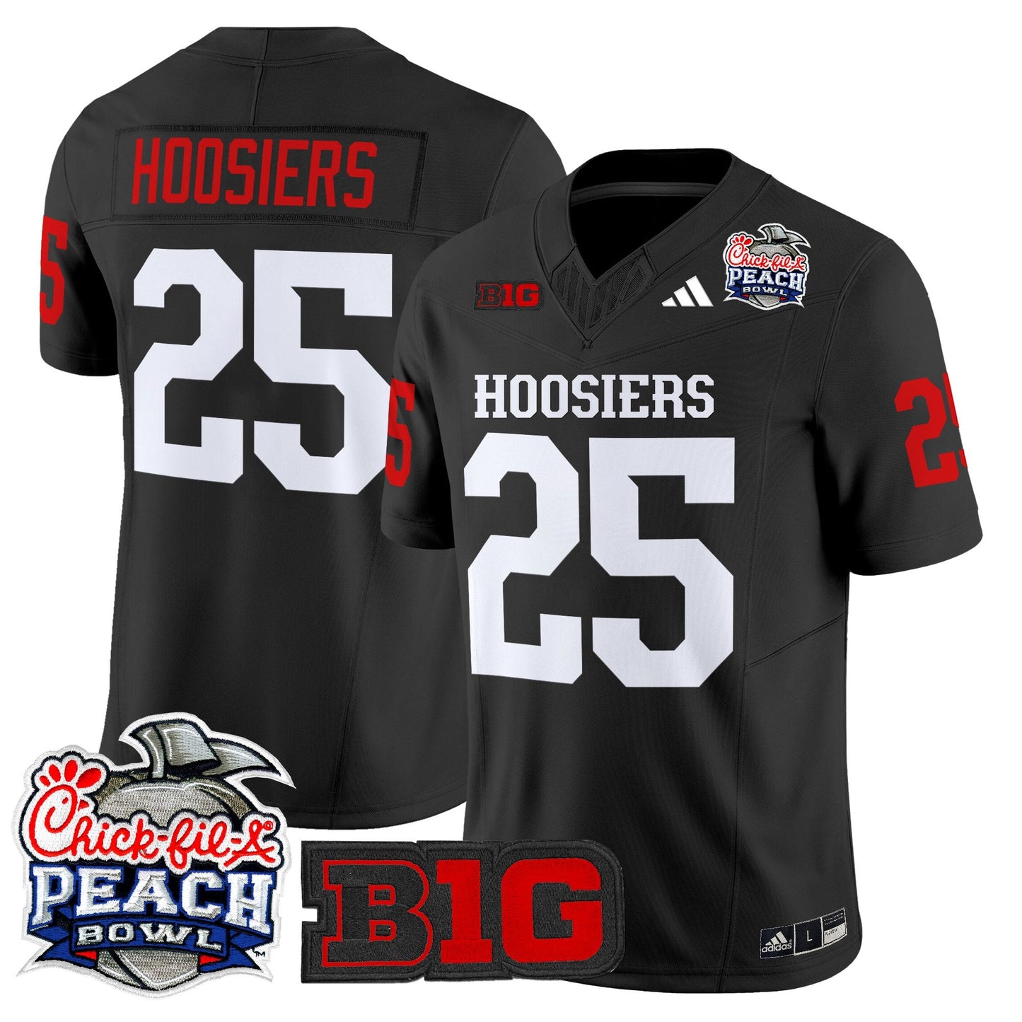 Black - #25 Hoosiers