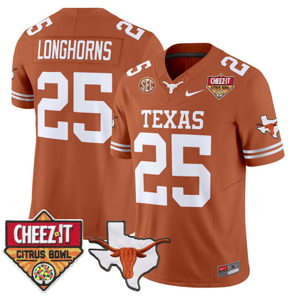 Texas Orange - #25 Longhorns