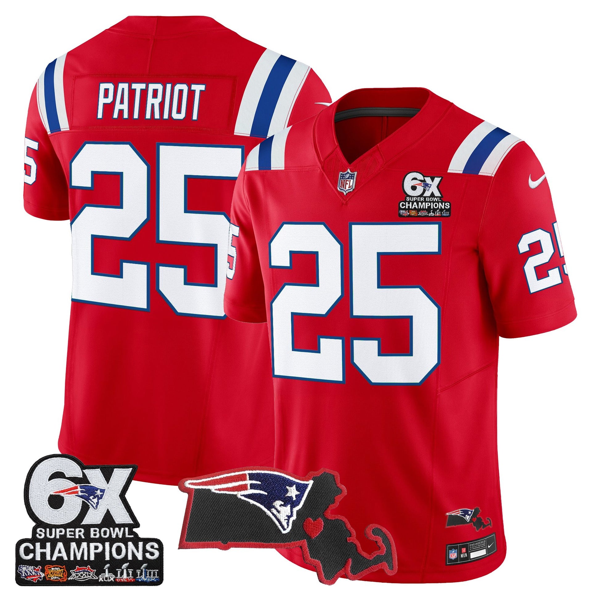 Red - #25 Patriot