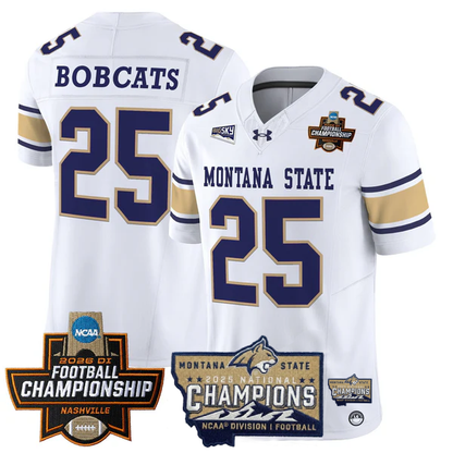 White - #25 Bobcats