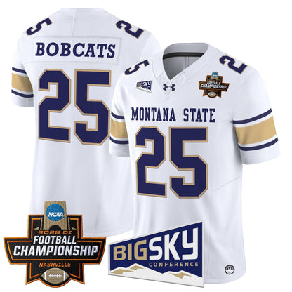 White - #25 Bobcats