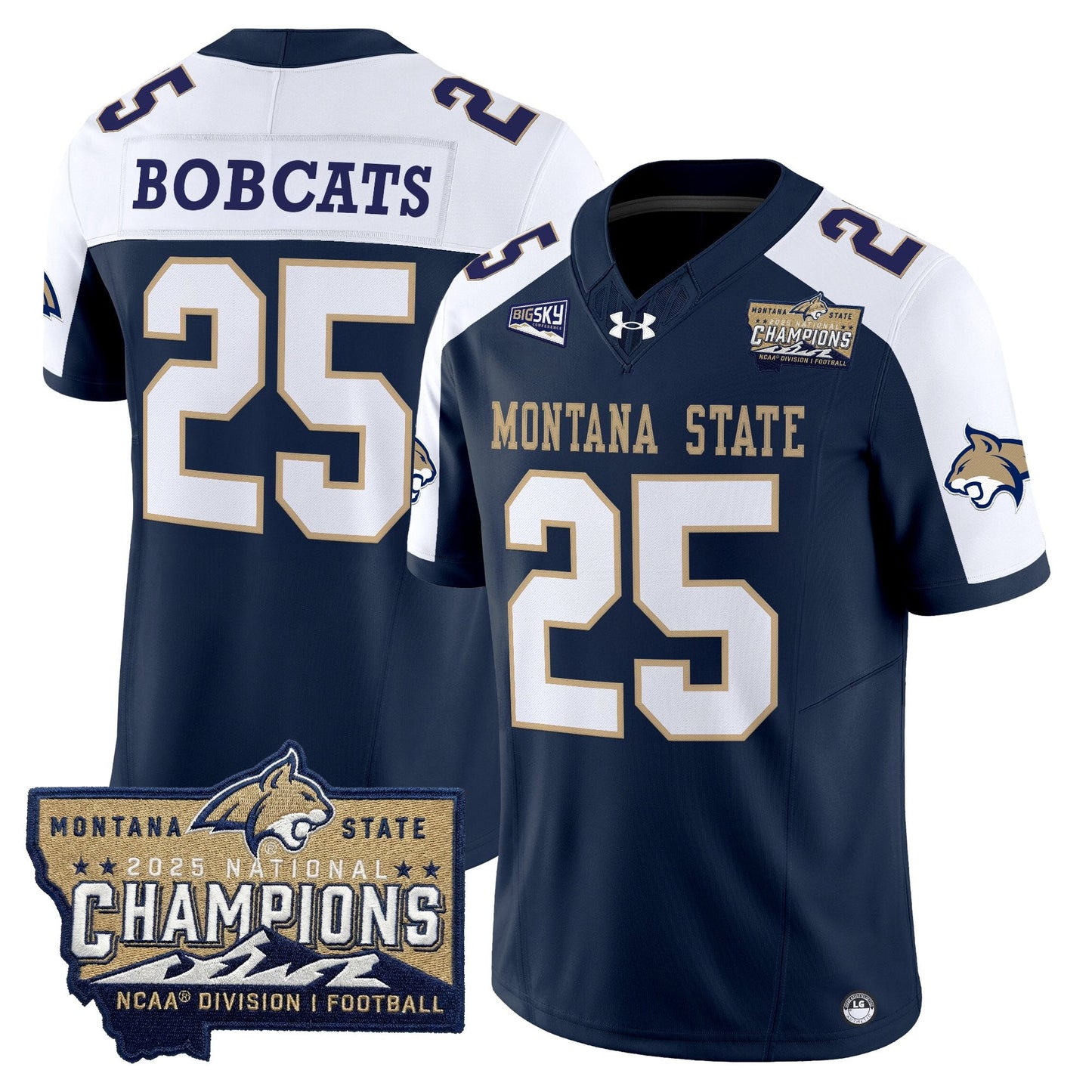 Navy Alternate - #25 Bobcats