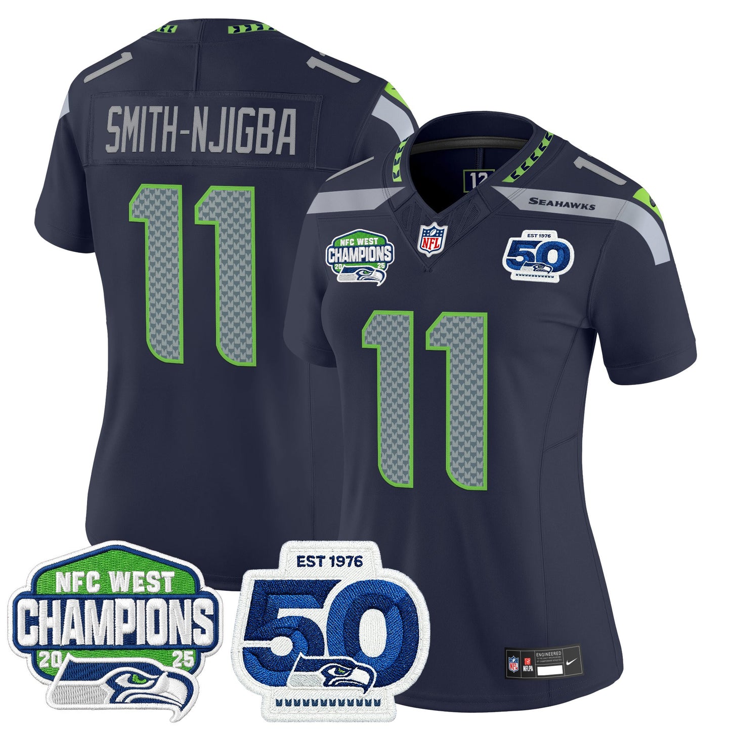 College Navy - Smith-Njigba
