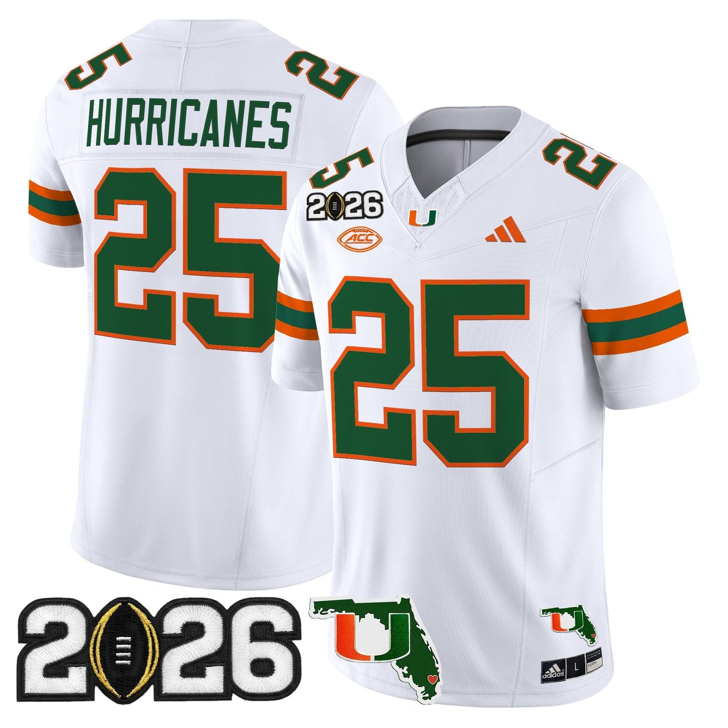 White - #25 Hurricanes