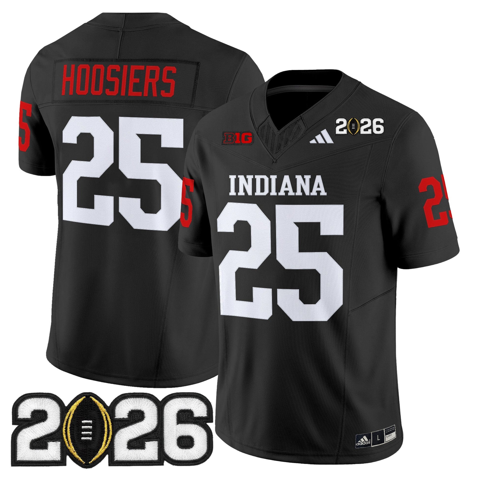 Black - #25 Hoosiers
