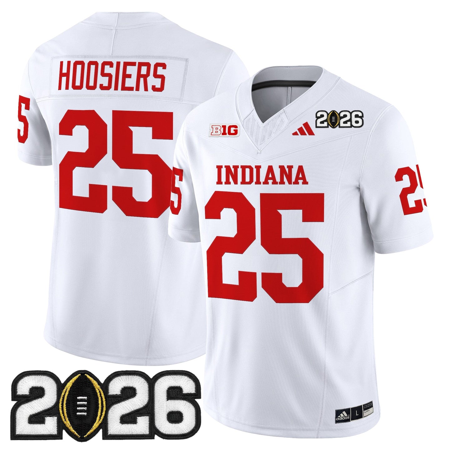 White - #25 Hoosiers