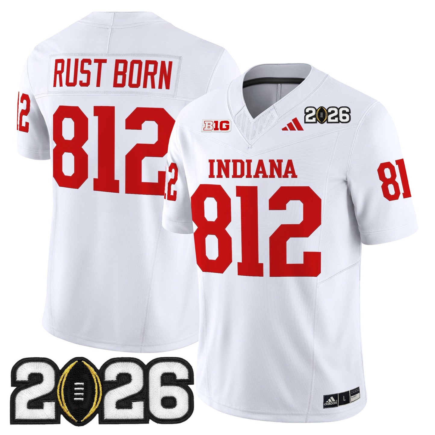White - Rust Born 812