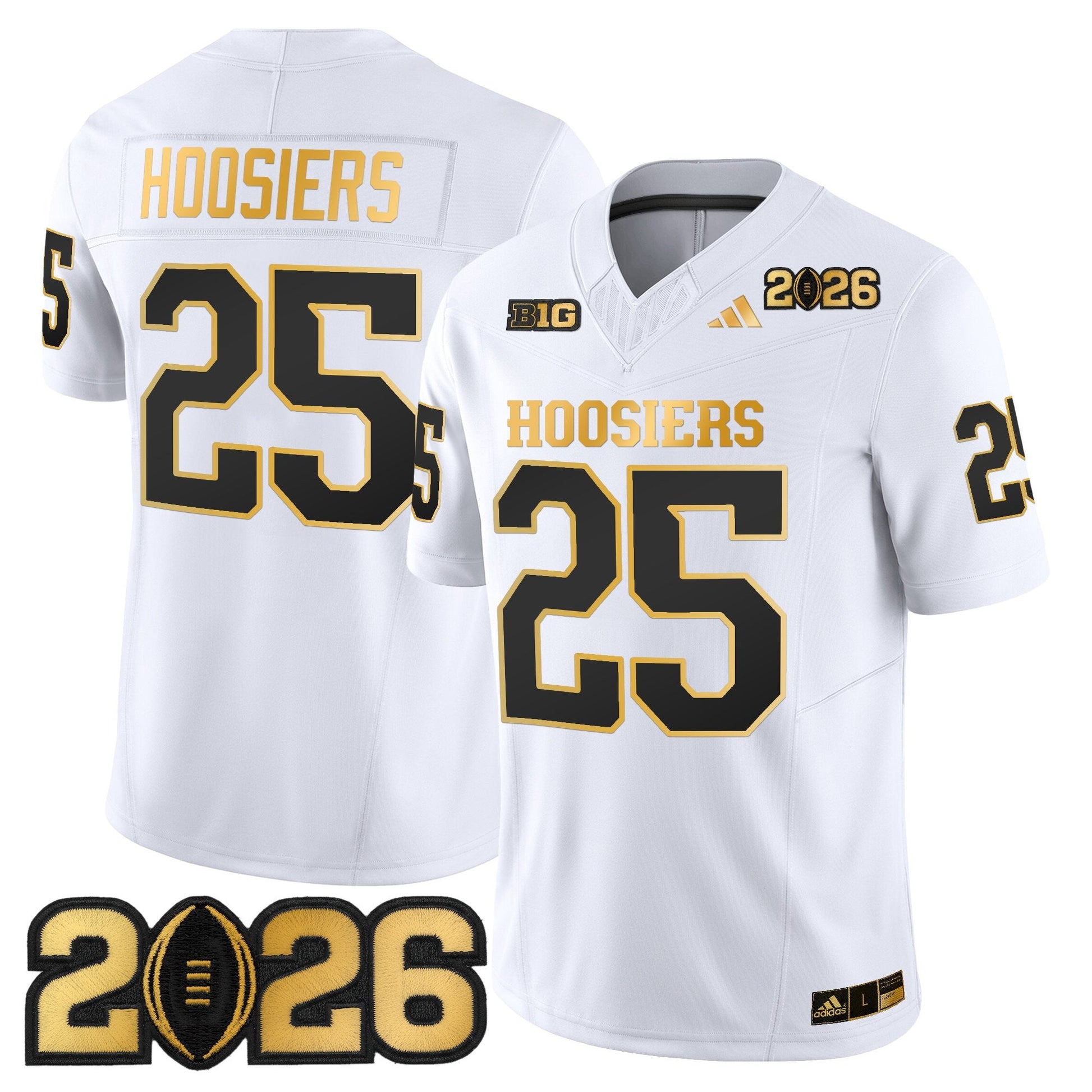 White Gold - #25 Hoosiers