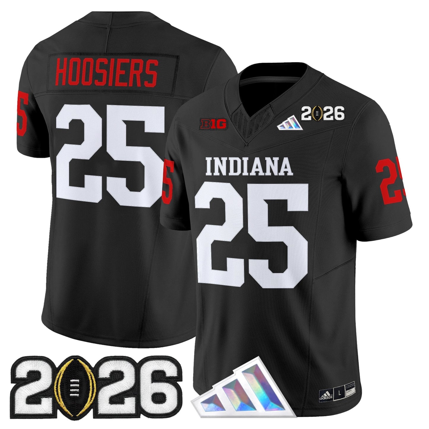 Black - #25 Hoosiers