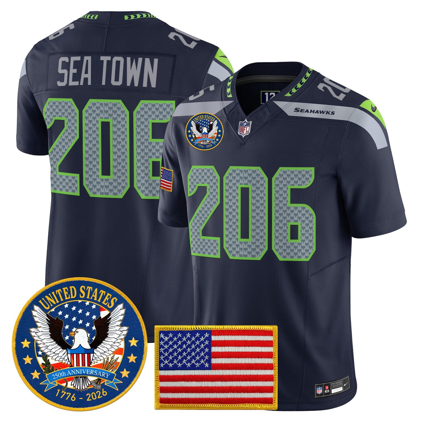 College Navy - Sea Town 206