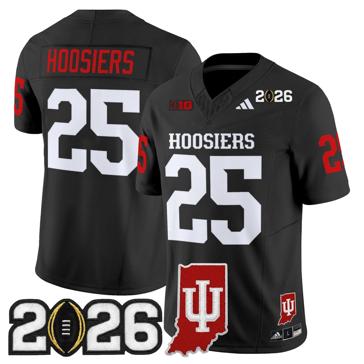 Black - #25 Hoosiers