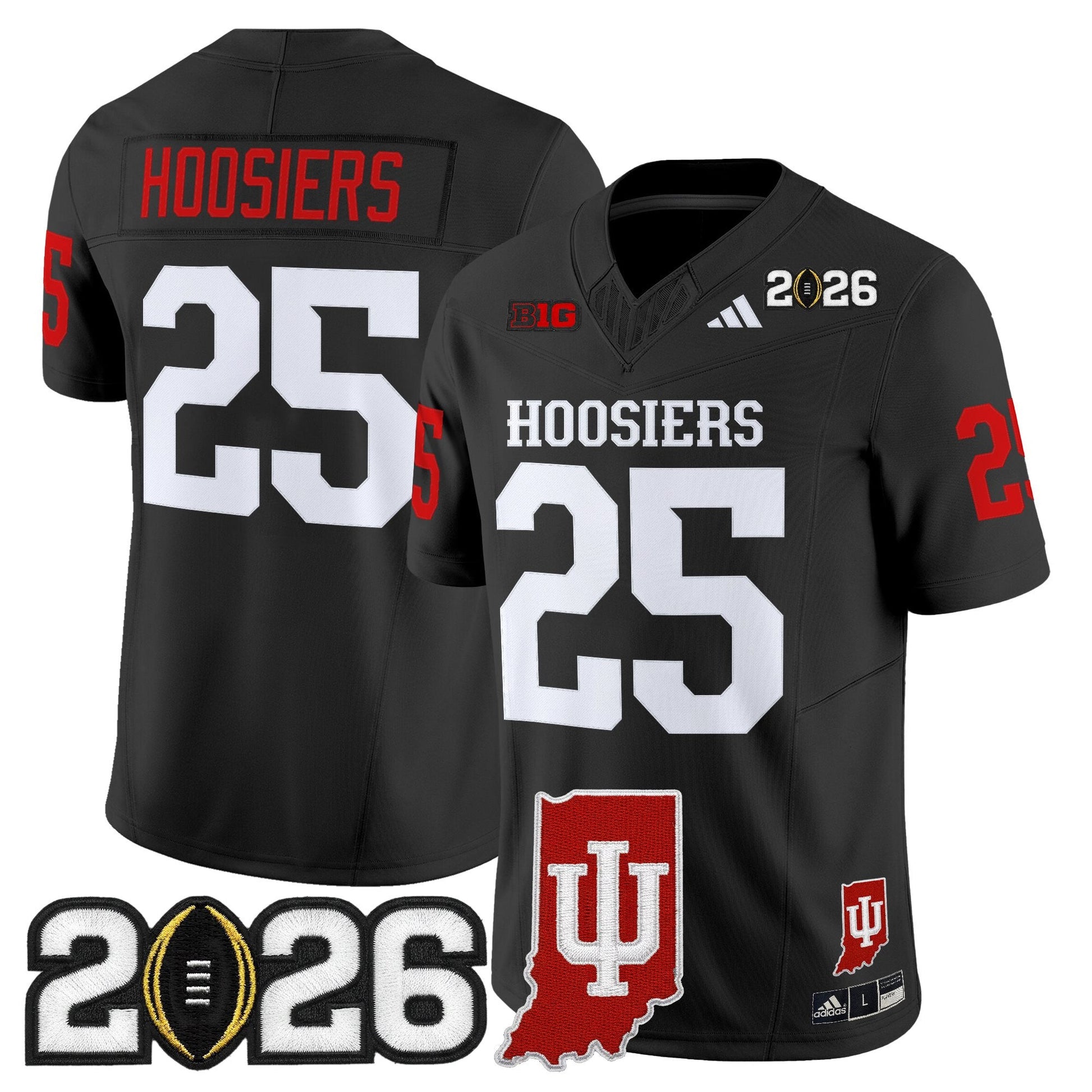 Black - #25 Hoosiers